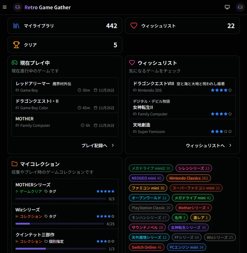 ダッシュボード